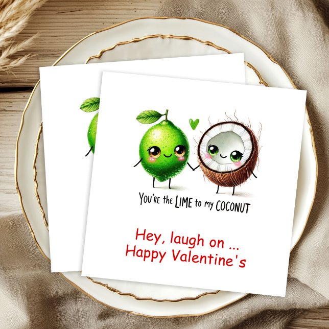 Servilleta De Papel Servilletas Personalizadas Citas de Amor de Comida (Personalized Napkins Cute Food Love Quotes)