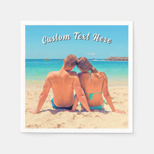 Servilleta De Papel Servilletas Personalizadas con Foto y Texto