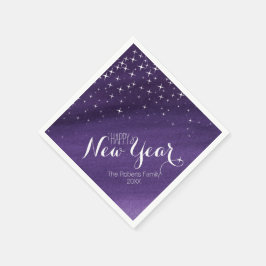 Servilleta De Papel Servilletas personalizadas de año nuevo noche estr