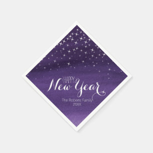 Servilleta De Papel Servilletas personalizadas de año nuevo noche estr