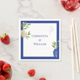 Servilleta De Papel Servilletas personalizadas de boda con tema de lim