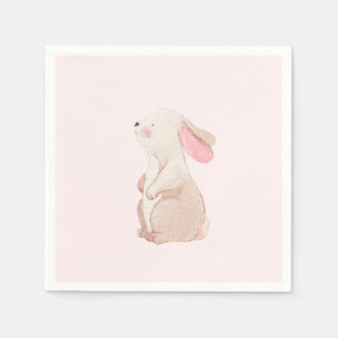 Servilleta De Papel Servilletas Personalizadas de Cumpleaños de Conejo