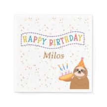 Servilletas Personalizadas de Cumpleaños Decoració