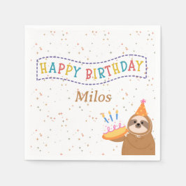 Servilleta De Papel Servilletas Personalizadas de Cumpleaños Decoració