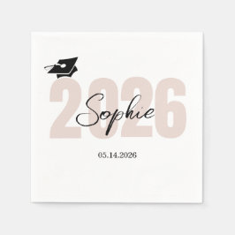 Servilleta De Papel Servilletas Personalizadas de Graduación Clase de 