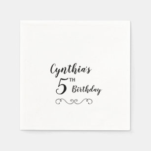 Servilleta De Papel Servilletas personalizadas de la fiesta de