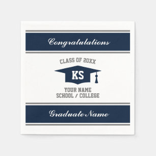 Servilleta De Papel servilletas personalizadas de la fiesta de graduac
