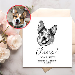 Servilleta De Papel Servilletas Personalizadas de Perro Corgi Galés Br