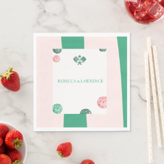 Servilleta De Papel Servilletas personalizadas para almuerzo de boda