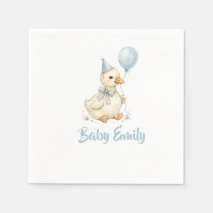 Servilleta De Papel Servilletas Personalizadas para Baby Shower de Un