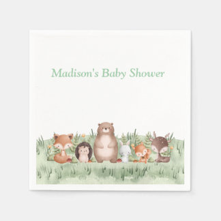 Servilleta De Papel Servilletas personalizadas para baby shower en el