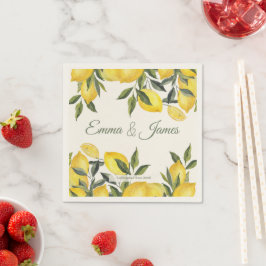 Servilleta De Papel Servilletas personalizadas para boda en Italia de