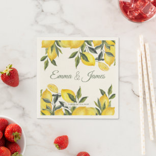 Servilleta De Papel Servilletas personalizadas para boda en Italia de