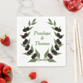 Servilleta De Papel Servilletas personalizadas para bodas o duchas a g