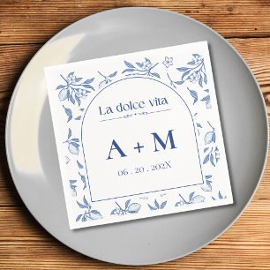 Servilleta De Papel Servilletas personalizadas para desayuno nupcial L