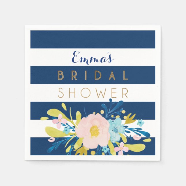 Servilleta De Papel Servilletas personalizadas para despedida de solte (Anverso)