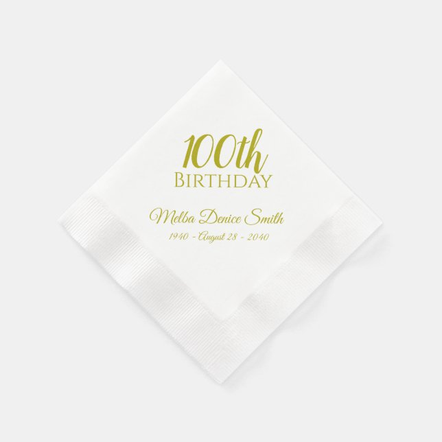 Servilleta De Papel Servilletas Personalizadas para Fiesta de Cumpleañ (Borde)