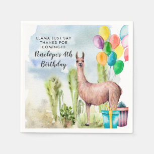 Servilleta De Papel Servilletas personalizadas para fiesta de cumpleañ