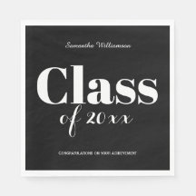 Servilletas Personalizadas para Fiesta de Graduaci