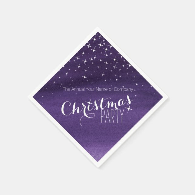 Servilleta De Papel Servilletas personalizadas para fiesta de Navidad  (Borde)