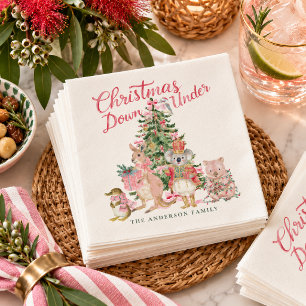 Servilleta De Papel Servilletas personalizadas para fiesta de Navidad