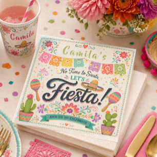 Servilleta De Papel Servilletas Personalizadas para Fiesta Mexicana Co