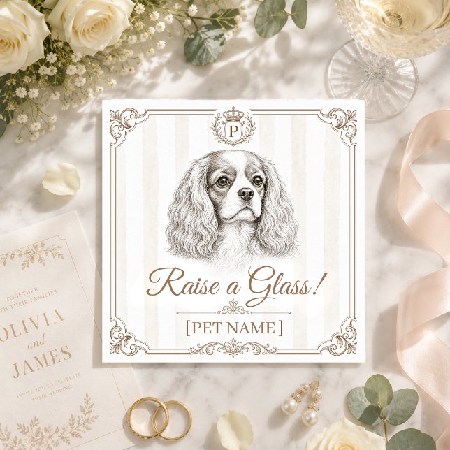 Servilleta De Papel Servilletas personalizadas para mascotas Bodas Per (Subido por el creador)