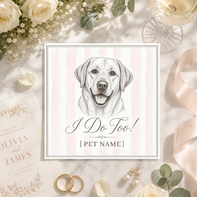 Servilleta De Papel Servilletas personalizadas para mascotas Bodas Per (Subido por el creador)