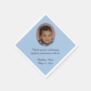 Servilleta De Papel Servilletas personalizadas personalizado azul de
