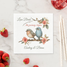 Servilleta De Papel Servilletas Personalizadas Recepción de Boda Pájar