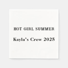 Servilleta De Papel Servilletas Personalizadas Verano de Chica Calient