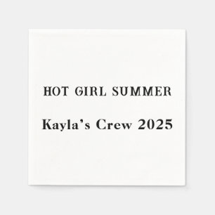 Servilleta De Papel Servilletas Personalizadas Verano de Chica Calient