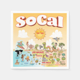 Servilleta De Papel Servilletas Soleadas de SoCal