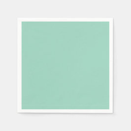 Servilleta De Papel Servilletas Sólidas de Color Turquesa Claro Lindas