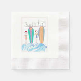 Servilleta De Papel Servilletas Surfs Up