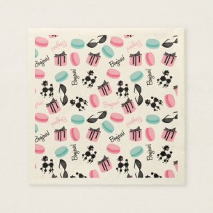 Servilleta De Papel Servilletas temáticas francesas