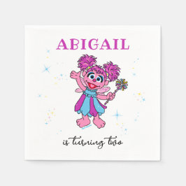 Servilleta De Papel Sesame Street Abby Cadabby Sparkles Birthday