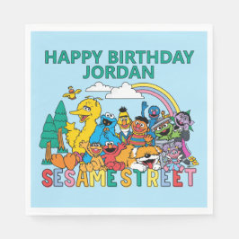 Servilleta De Papel Sesame Street | Rainbow Wave