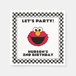 Servilleta De Papel Sesame Street's Elmo Checkerboard Birthday