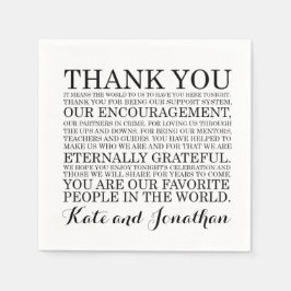 Servilleta De Papel Set de servilletas de cóctel boda