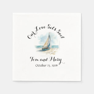 Servilleta De Papel Set Sail Gift Napkin