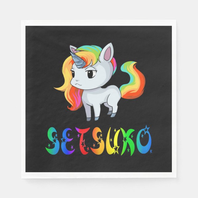 Servilleta De Papel Setsuko Unicornio (Anverso)