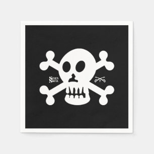 SERVILLETA DE PAPEL SEVEN SKULL BY MASANSER PIXELAT