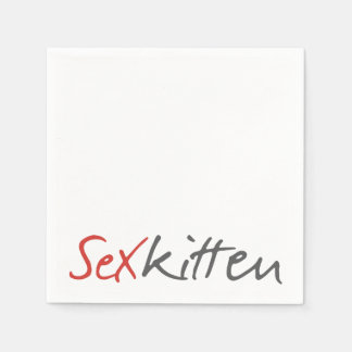 Servilleta De Papel Sex Kitten Cocktail Napkin