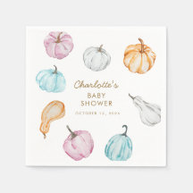 Sexo de Calabaza Pastel Baby Shower Caída Neutra