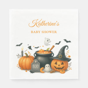Servilleta De Papel Sexo de calabaza suave Baby Shower de Halloween ne