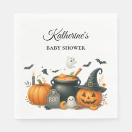 Servilleta De Papel Sexo de calabaza suave Baby Shower de Halloween ne