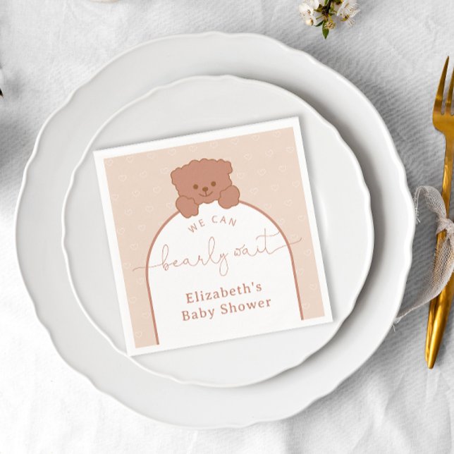 Servilleta De Papel Sexo mínimo de osito de peluche Baby Shower neutro (Subido por el creador)