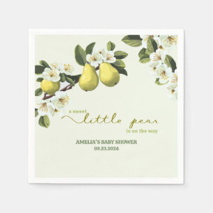 Servilleta De Papel Sexo Pear Pequeño Fruta Neutra Tema de la ducha de