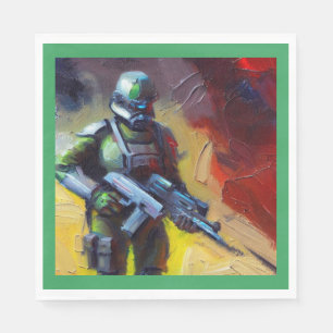 Servilleta De Papel SF - Héroe militar 2